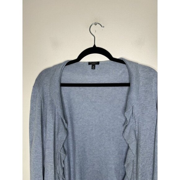 Talbots Women’s Long Sleeve Light Blue Cardigan Wool Blend Sweater Size Medium - Picture 2 of 12